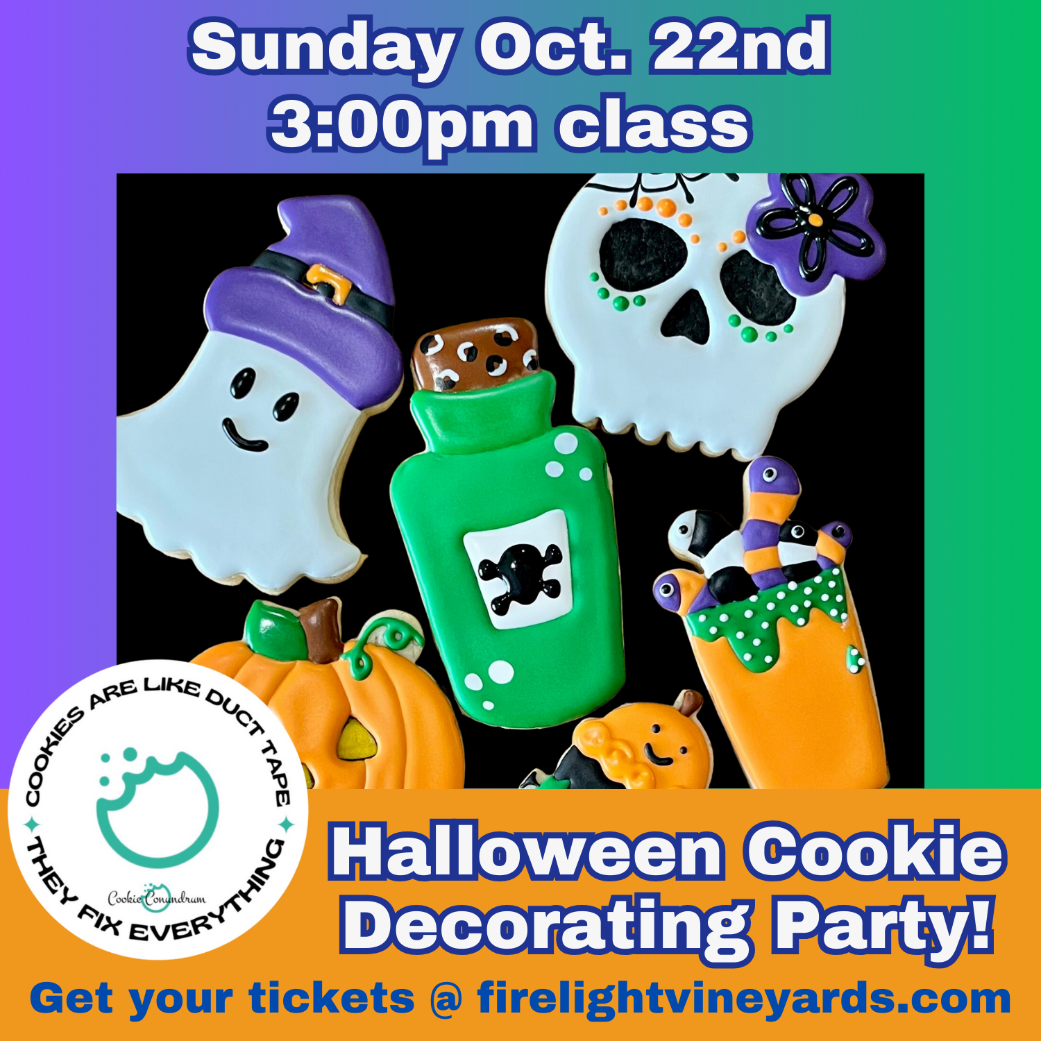 Product Image for Cookie Decorating Party 3:00pm Start